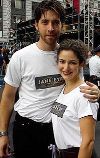 James with Marla Schaffel